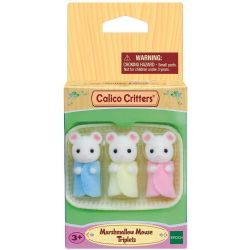 CALICO CRITTERS - TRIPLET DE SOURIS - MARSHMALLOW *MEILLEUR VENDEUR*